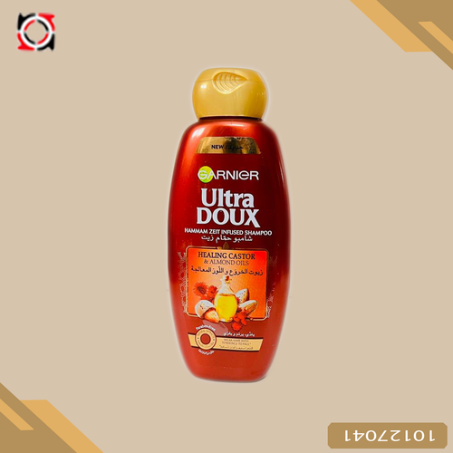 شامپو روغن بادام و کرچک گارنيه Ultra Doux استحکام بخش 400 ميل