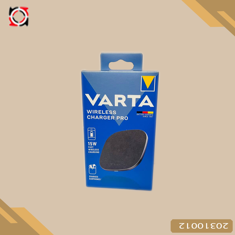 شارژر موبايل وايرلس WIRELESS CHARGER PRO VARTA