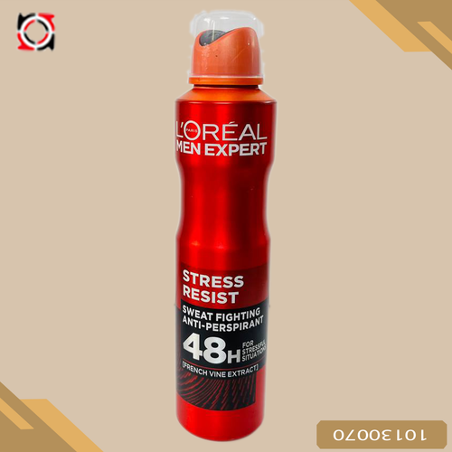 اسپري بدن لورآل STRESS RESIST مردانه 250 ميل(10130070)