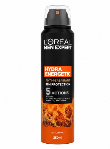 اسپري بدن لورآل HYDRA ENERGETIC مردانه 250 ميل(915015)