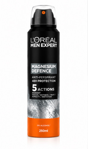 اسپري بدن لورآل MAGNESIUM DEFENCE مردانه 250 ميل(101290011)