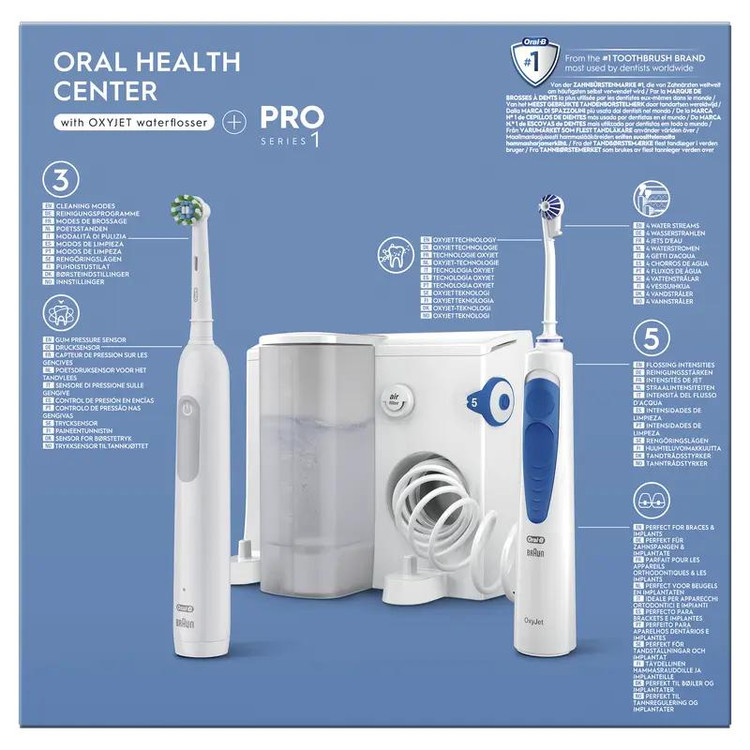 مسواک برقی و واترجت اورال بی Oral-B Oral Health Center Pro Series 1 OxyJet