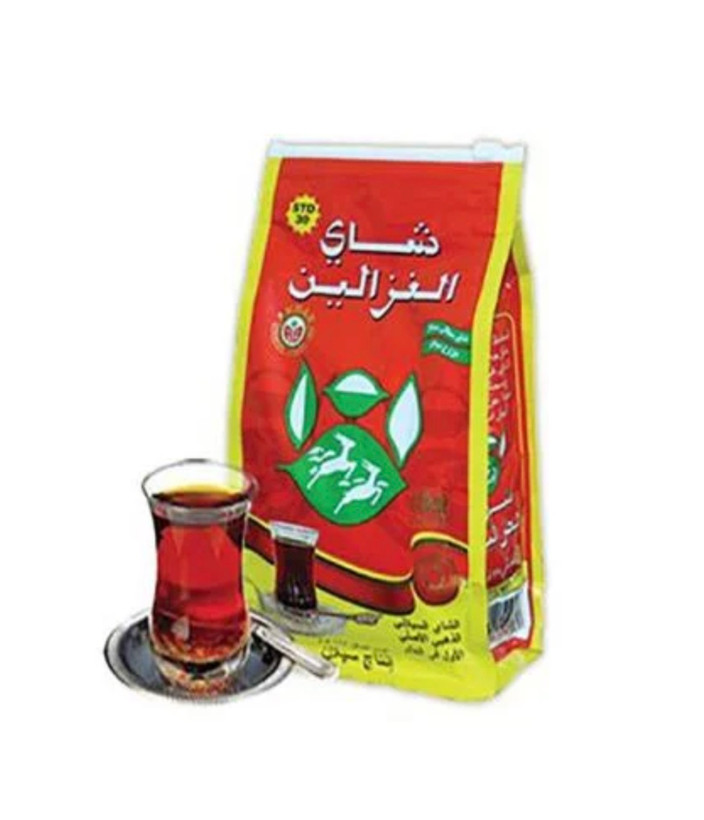 چای دو غزال ساده قرمز نایلونی ۲۰۰ گرم