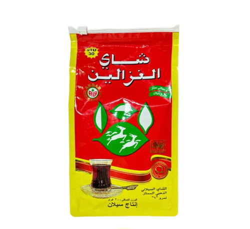 چای دو غزال ساده قرمز نایلونی ۲۰۰ گرم