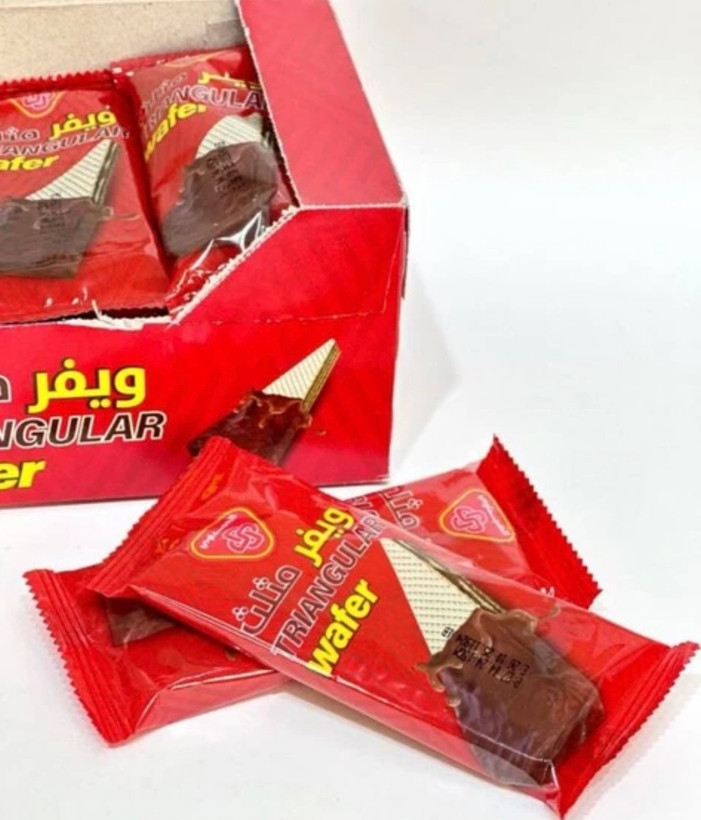 ویفر شکلاتی مثلثی الصیداوی ۲۴ عددی