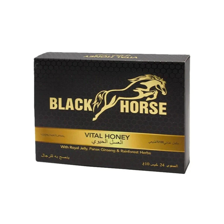 عسل BLACK HORSE ساشه اي بسته 24 عددي(1013064)