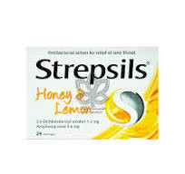 آبنبات گلو درد STREPSILS طعم عسل و ليمو بسته 24 عددي(1013075)