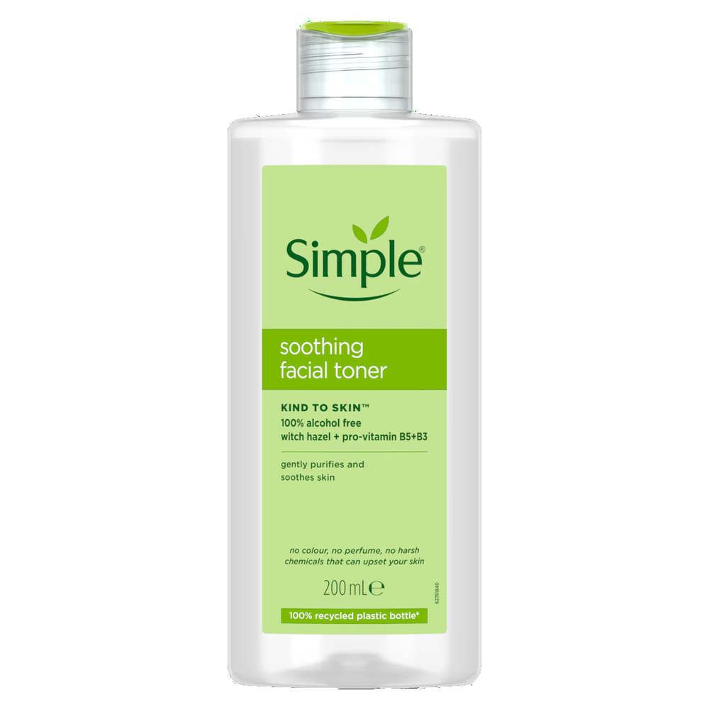 تونر بدون الکل سيمپل FOR SENSITIVE SKIN پوست حساس 200 ميل(924007)