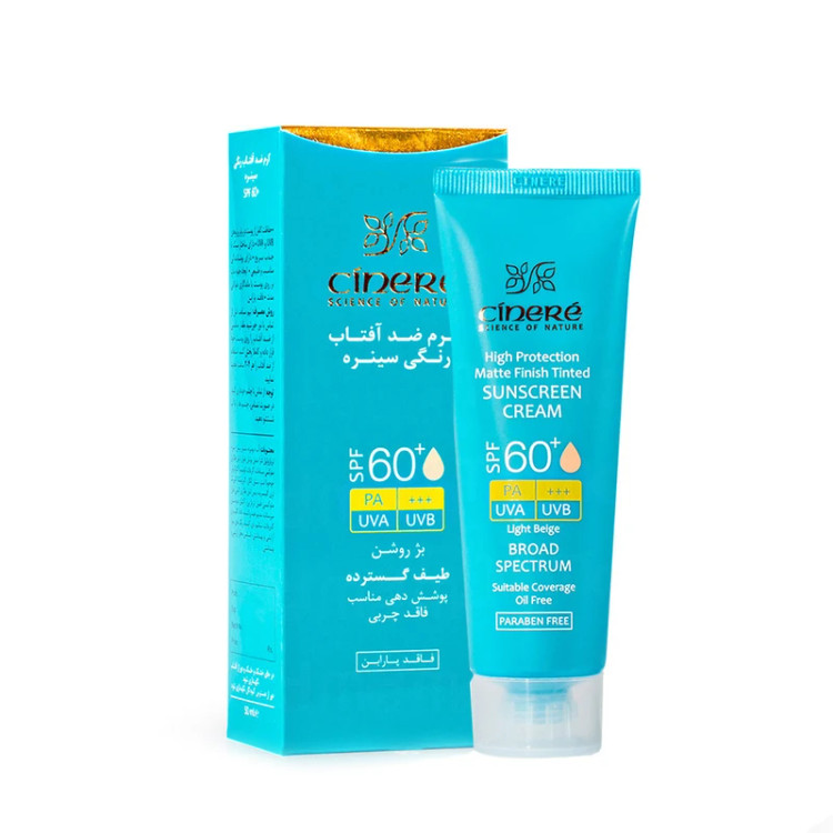 کرم ضد آفتاب سينره SPF 60 رنگي 50 ميل(101800014)