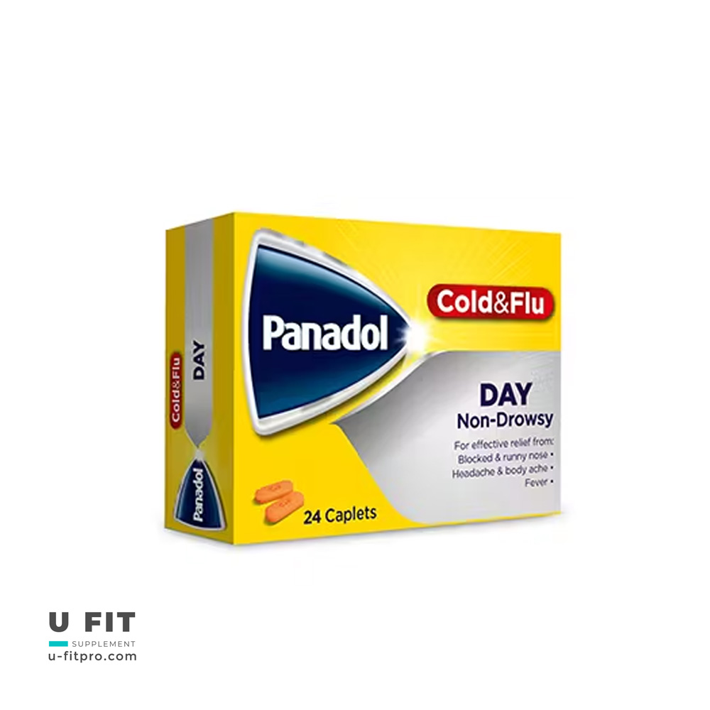 قرص PANADOL DAY تسکين دهنده علائم سرماخوردگي و آنفولانزا بسته 24 عددي(1013070)
