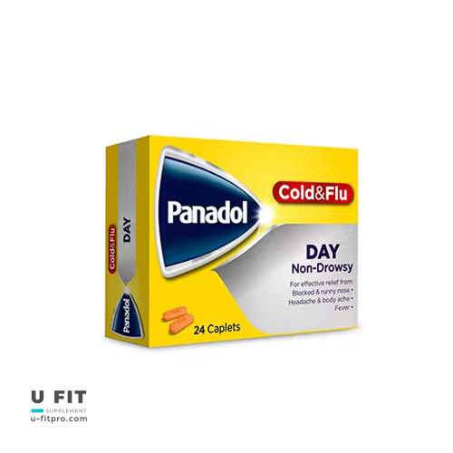 قرص PANADOL DAY تسکين دهنده علائم سرماخوردگي و آنفولانزا بسته 24 عددي(1013070)