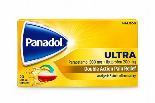قرص PANADOL ULTRA تسکين دهنده درد و ضد التهاب بسته 20 عددي(1013069)