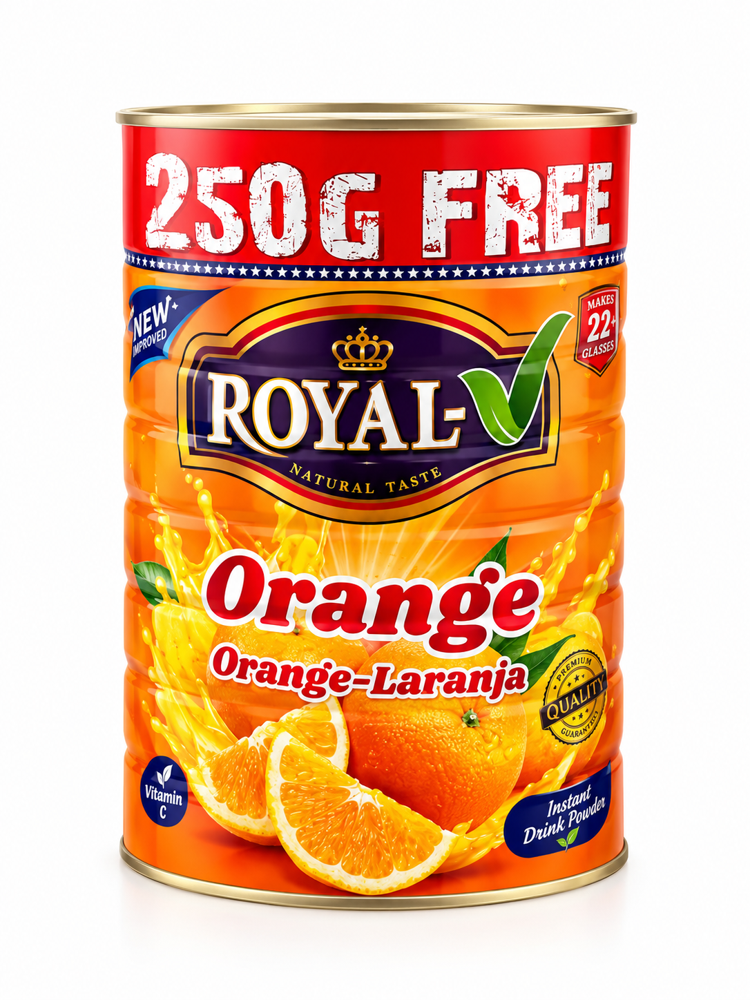 پودر نوشیدنی فوری پرتقال رویال Royal Orange