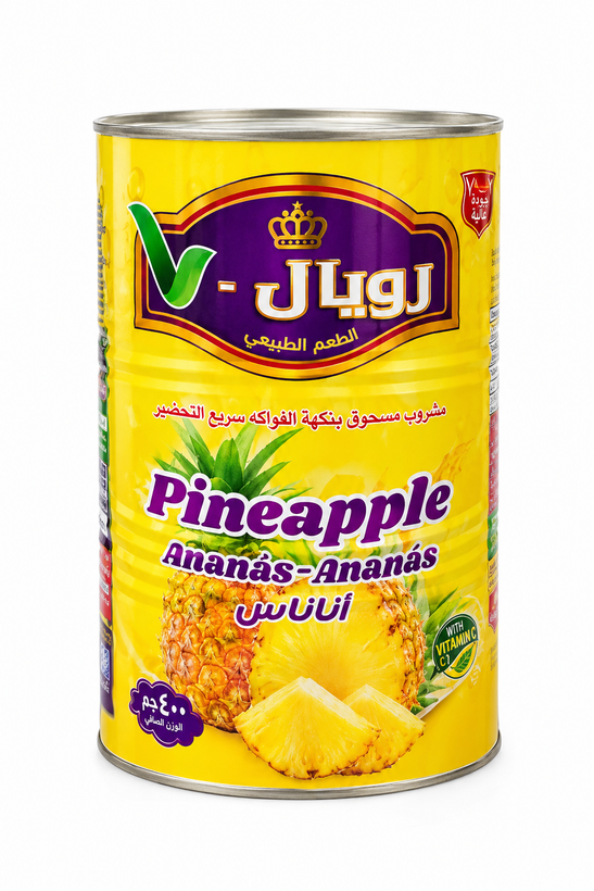پودر شربت رویال با طعم آناناس ۹۰۰ گرم