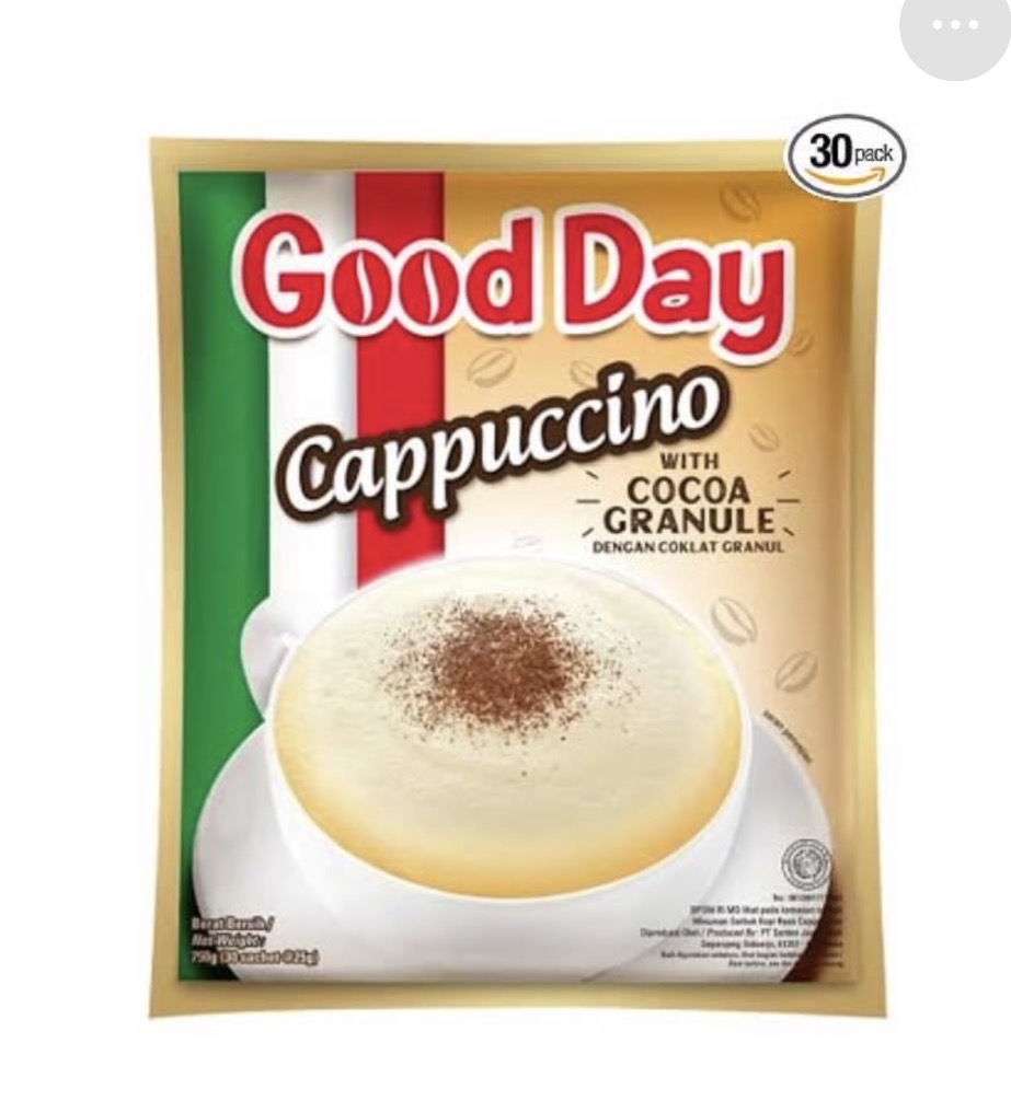 کاپوچینو گود دی Good Day Cappuccino با کاکائو ۳۰ عددی-اصلی