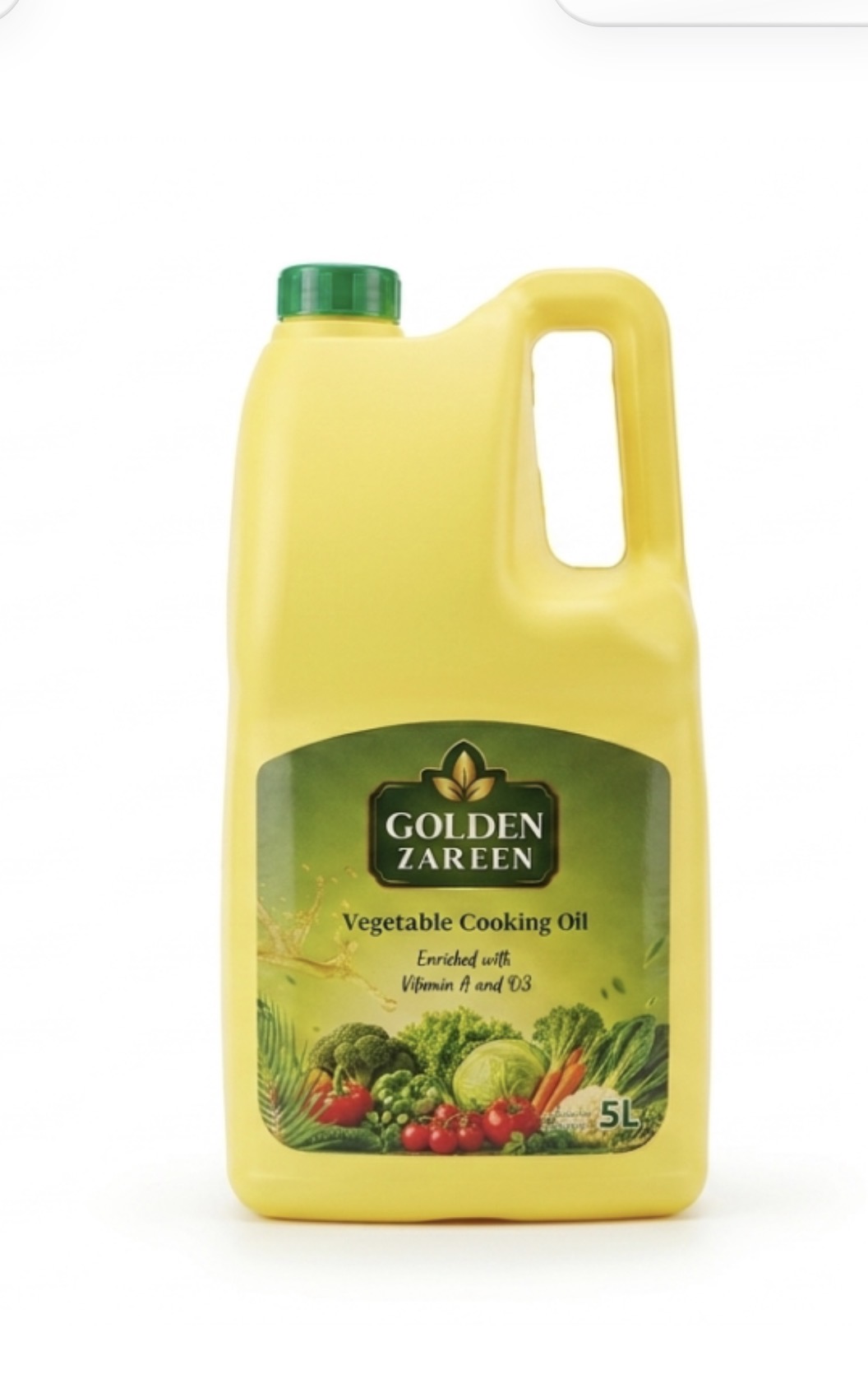 روغن نباتی پخت و پز گیاهی گلدن زرین GOLDEN ZAREEN اماراتی ۵ لیتری