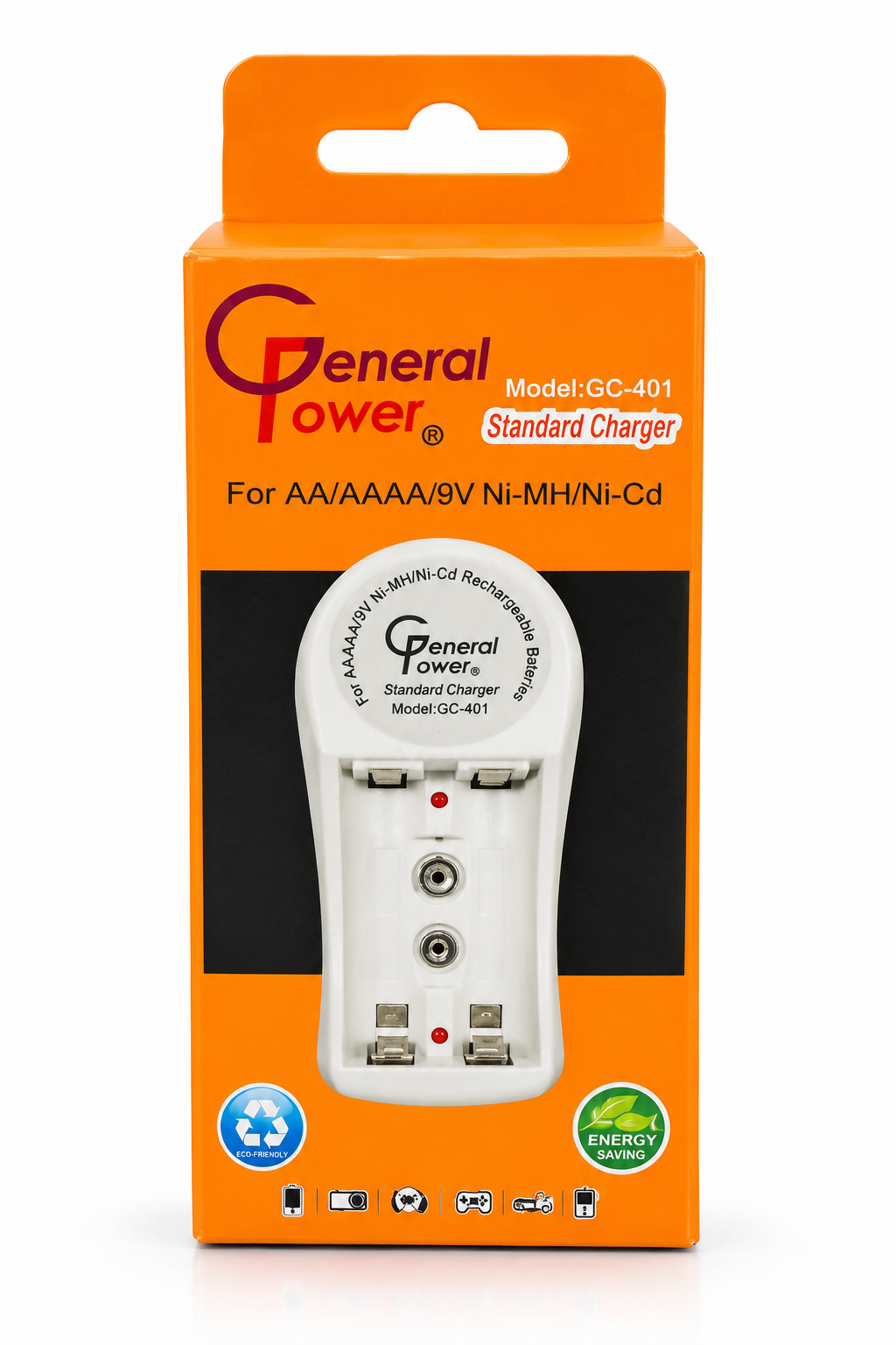 دستگاه شارژر باطري 2 عددي جنرال پاور مدل GC-401